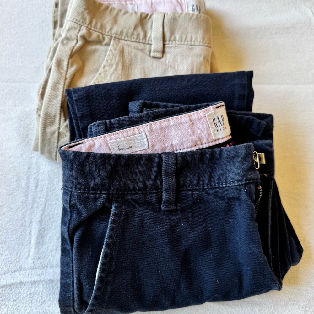 GAP Kids Dark Blue and Beige Pants Set